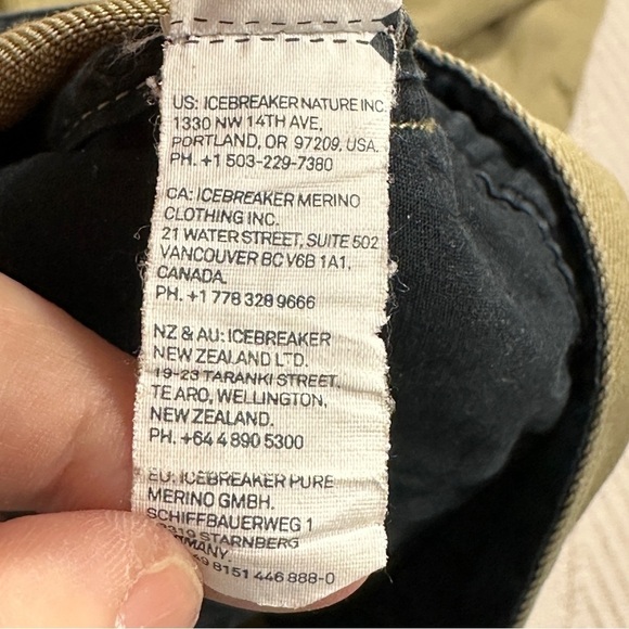 Icebreaker Merino men's pants, size 36, wool blend, office to outdoors, hiking - Picture 12 of 16